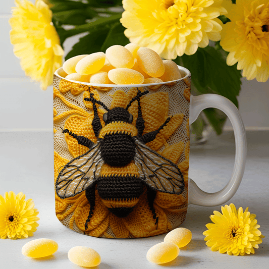 Crochet Bee goodiemug