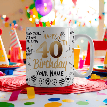 Personalized 40th Birthday goodiemug