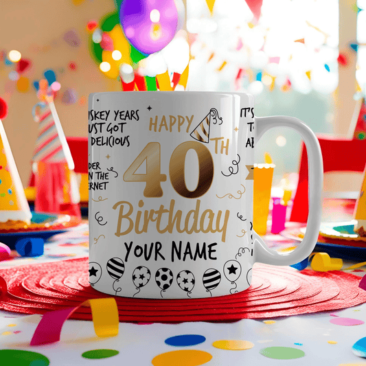 Personalized 40th Birthday goodiemug