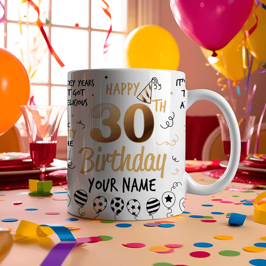Personalized 30th Birthday goodiemug