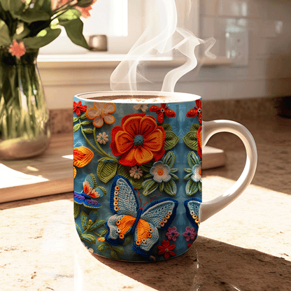 Crochet Butterflies goodiemug