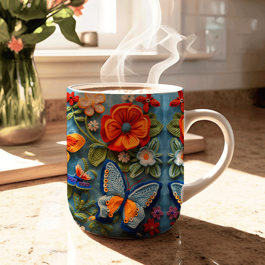 Crochet Butterflies goodiemug