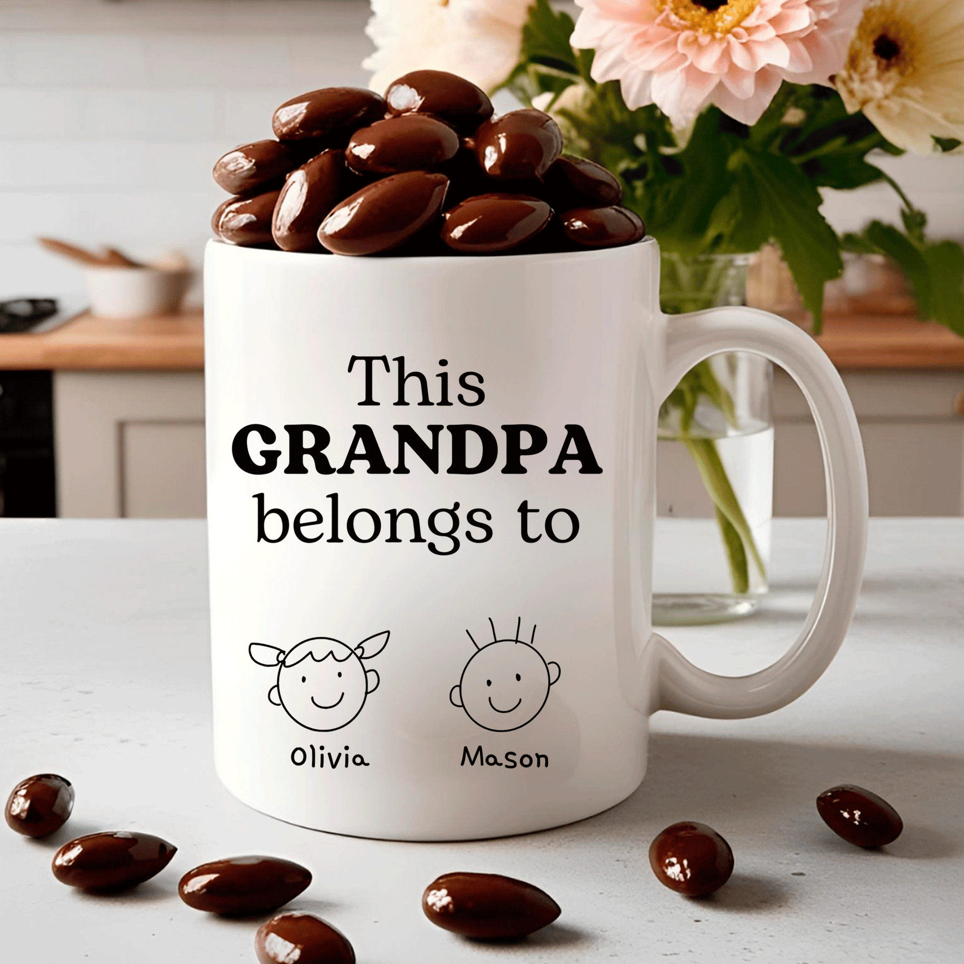 15 oz. Personalized This grandpa belongs to goodiemug