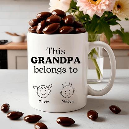 15 oz. Personalized This grandpa belongs to goodiemug