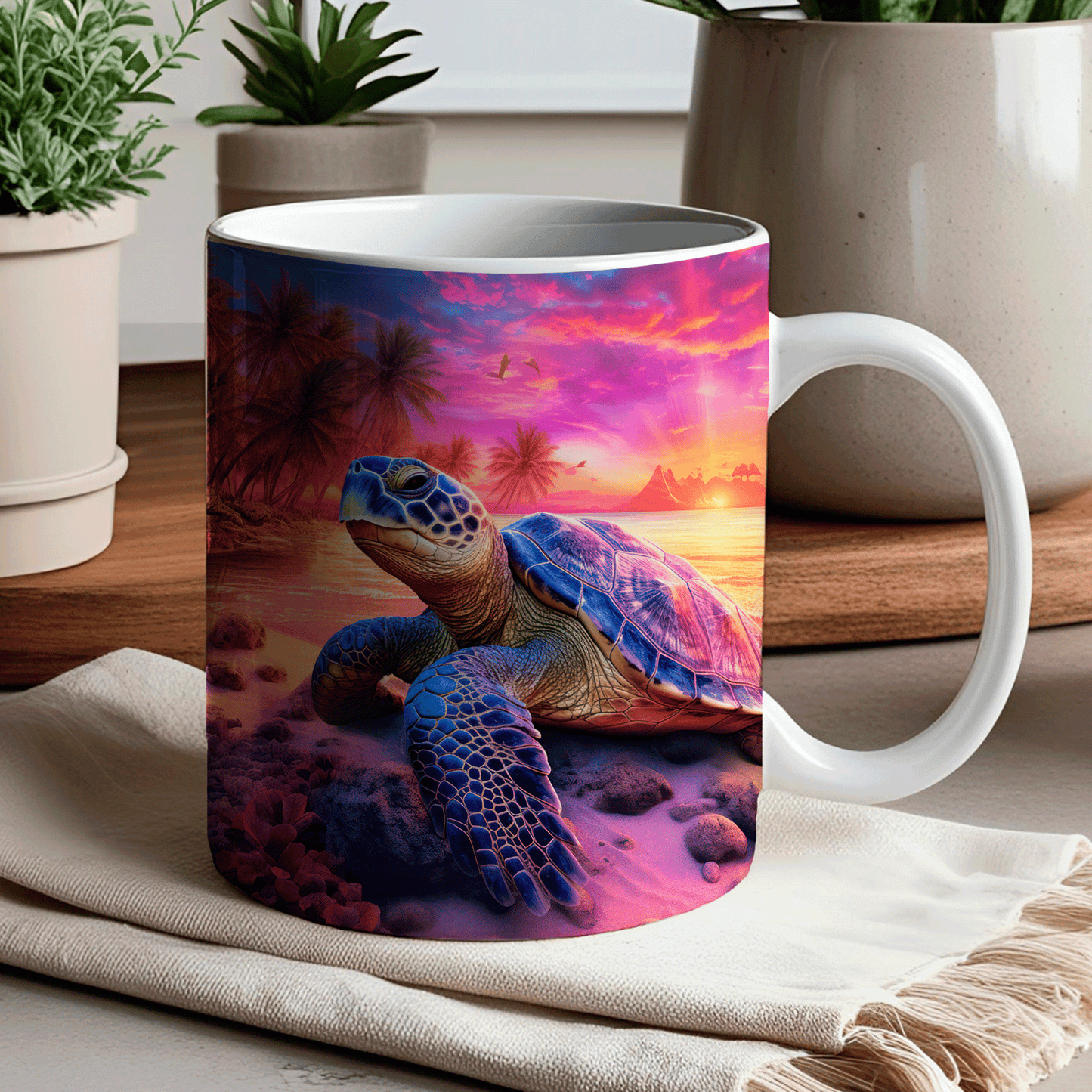 15 oz. Sea Turtle at Sunset goodiemug