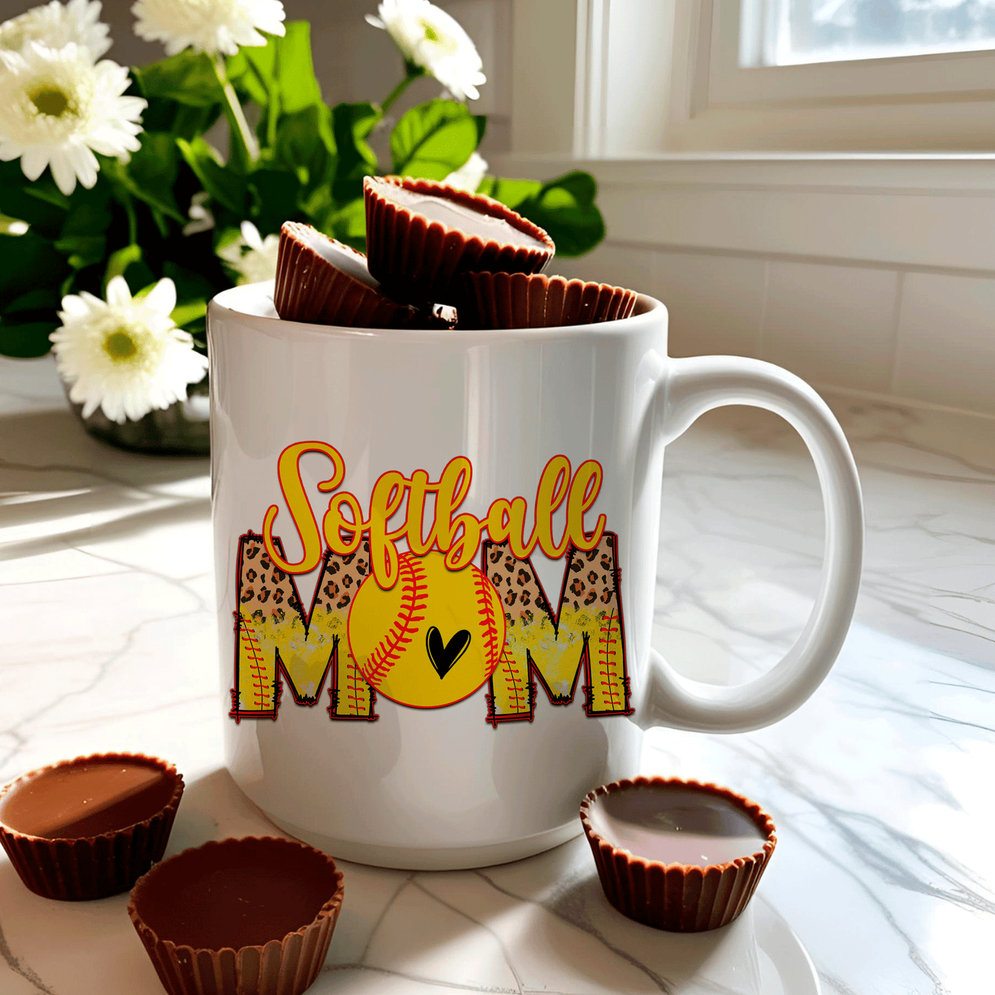 15 oz. Softball Mom goodiemug