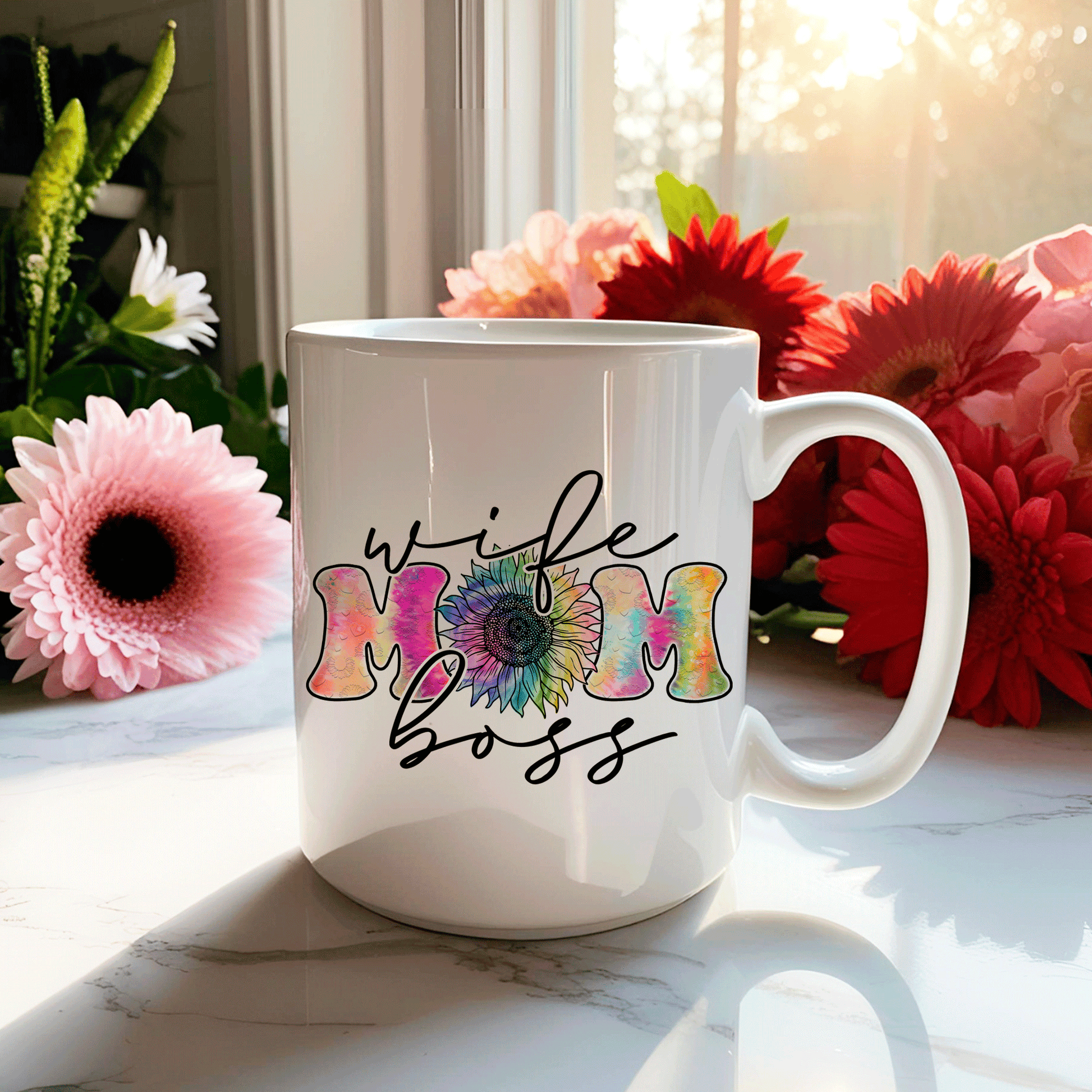 15 oz. Wife Mom Boss goodiemug