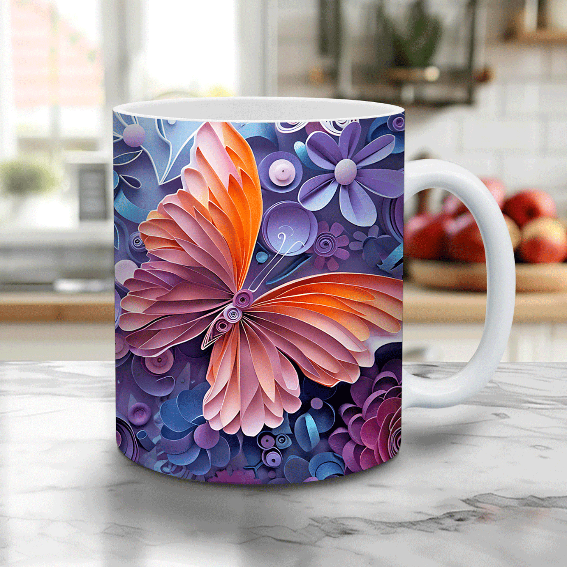 Purple Butterfly goodiemug