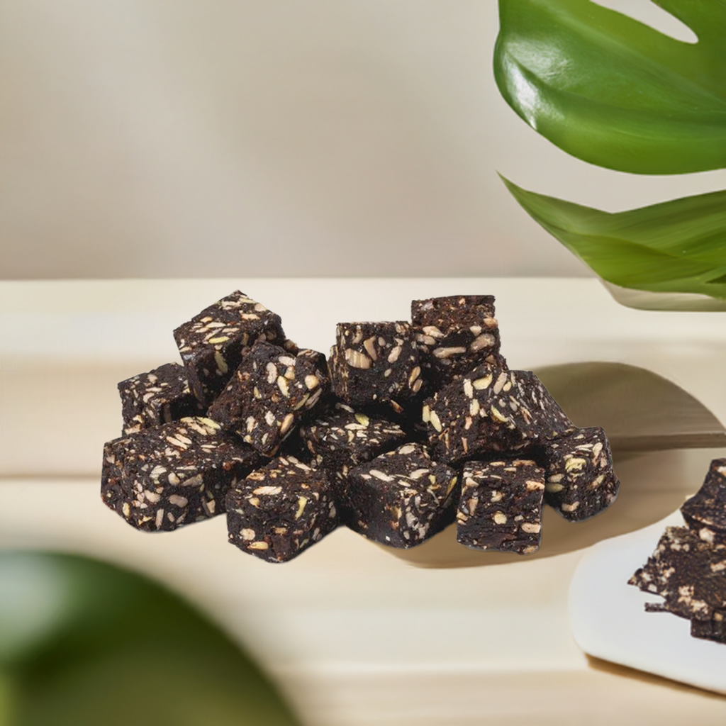Organic Carob Super Green Energy Squares